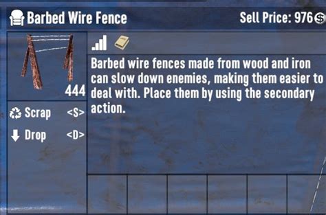 7 Days to Die: Barbed Wire Fences (How to Craft, Set Up & Use)