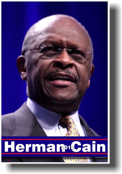 Herman Cain 2012 African American Presidential Candidate NEW Poster ...