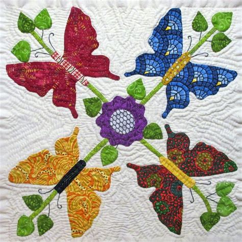 Butterfly Quilt Block Pattern for Nature's Bounty Quilt