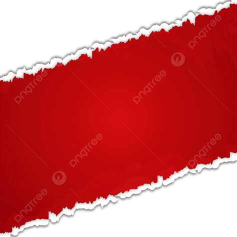 Abstract Red Ripped Paper Text Box Element Design Vector, Red, Torrent, Text Box PNG and Vector ...