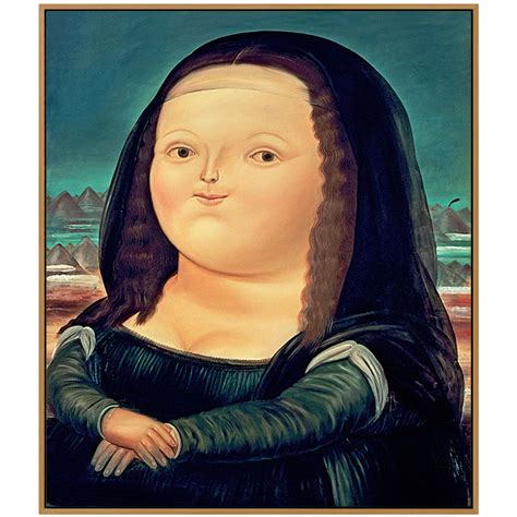 Fernando Botero Mona Lisa