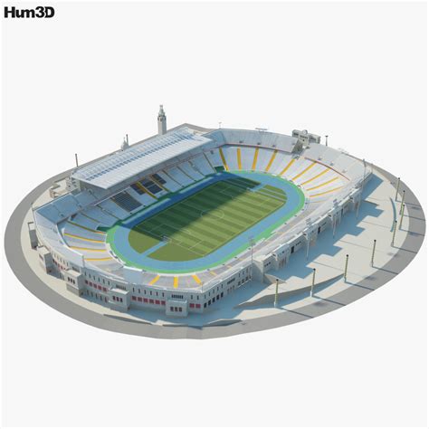 Estadi Olimpic Lluis Companys 3D model - Architecture on Hum3D