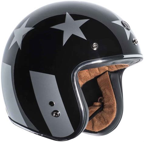 Torc T50 Helmet Open Face Helmet Motorcycle Retro Vintage Suede Liner ...