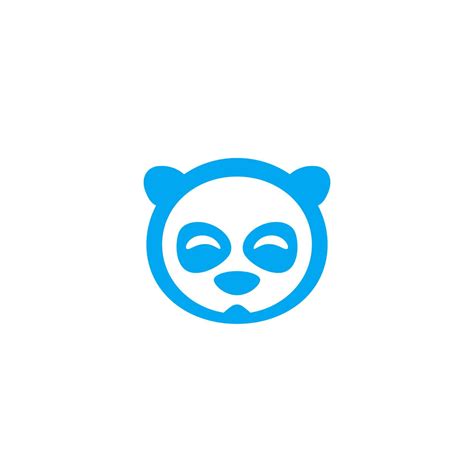 Panda head vector logo 3657499 Vector Art at Vecteezy