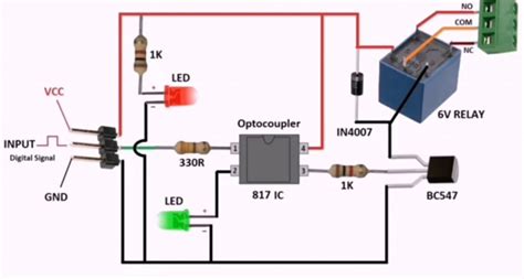 Relay Module Schematic Diagram