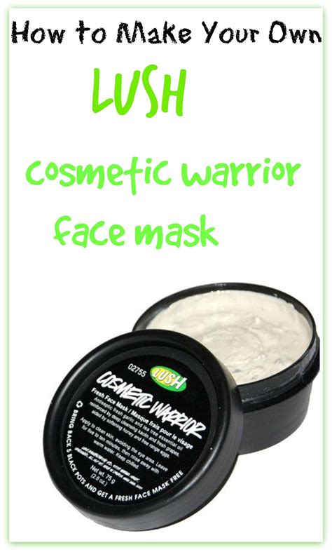 DIY LUSH Cosmetic Warrior Face Mask. A frikken miracle in a jar! So ...