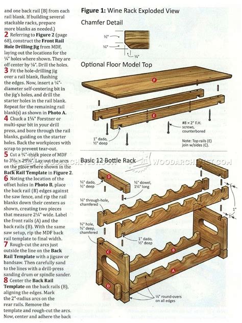 Stacking Wine Rack Plans - Furniture Plans | Wine rack plans, Wine rack ...