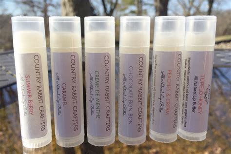 All Natural Lip Balm Flavored Lip Balm Organic by CountryRabbit