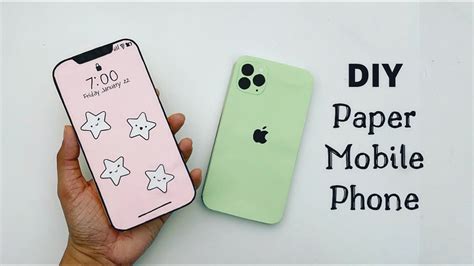 How To Make Paper iPhone / Paper Craft / Paper Mobile Phone / 1 minute video / shorts - YouTube