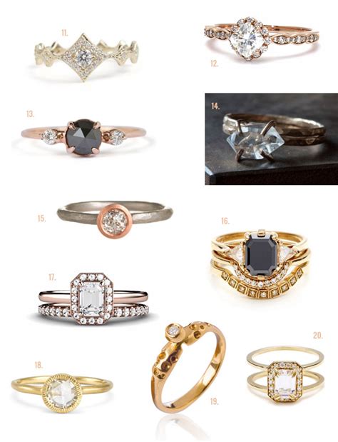 20 Unique Engagement Rings - Green Wedding Shoes