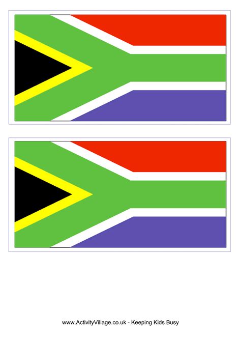 South African Flag | Templates at allbusinesstemplates.com