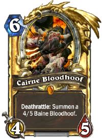 Cairne Bloodhoof - Hearthstone Wiki