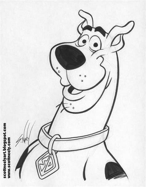 Scott Neely's Scribbles and Sketches!: Quick Scooby Sketch!