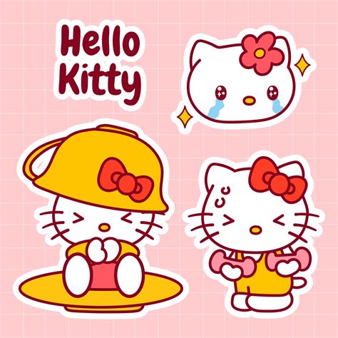 Hello Kitty Sticker Sheet - 7 Free PDF Printables | Printablee