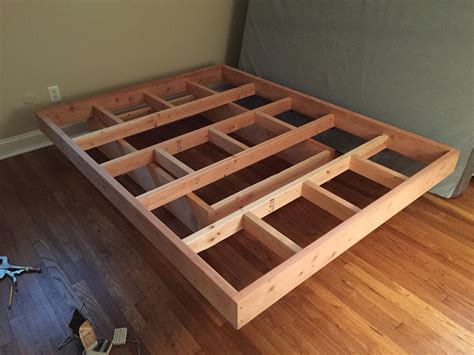 Floating Bed - Imgur | Floating bed frame, Bed frame plans, Floating bed diy