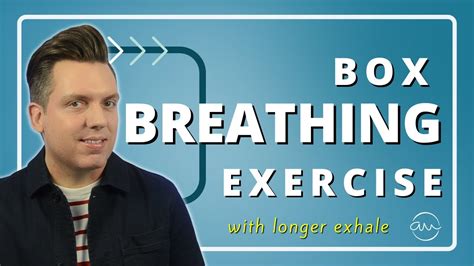 Box Breathing Relaxation Exercise | Calm Anxiety And Stress With Longer Exhale - YouTube