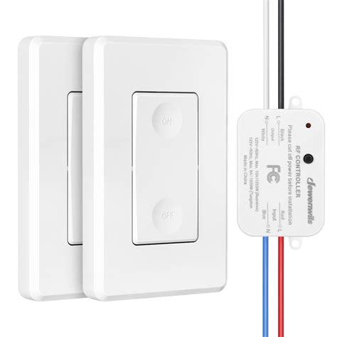 Wireless Light Switch and Receiver Kit in 2021 | Wireless lights, Wireless light switch, Light ...