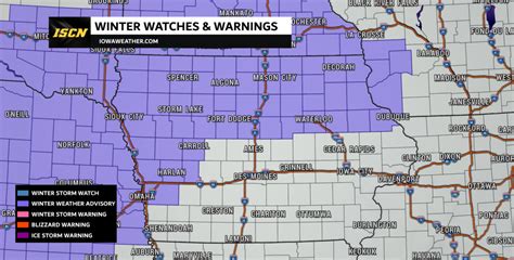 Winter Weather Expected Thursday in Northern Iowa - IowaWeather.com