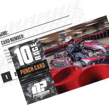 Gift Cards | Podium Karting & Events