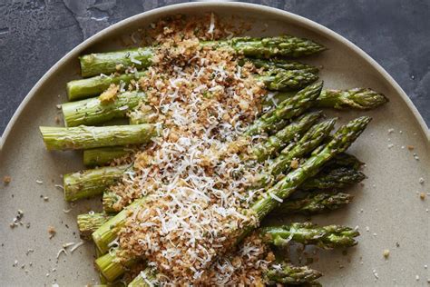 Roasted Asparagus with Panko and Parmesan