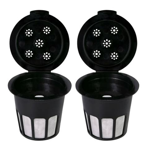 Café Supreme 5 prong Reusable K-Cup Coffee Filter (2 Pack) by Perfect Pod for use in Keurig K ...