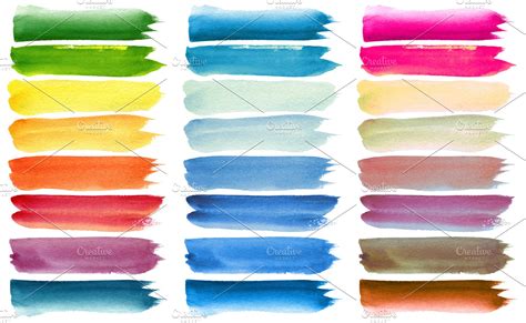 watercolor brush strokes | High-Quality Abstract Stock Photos ...