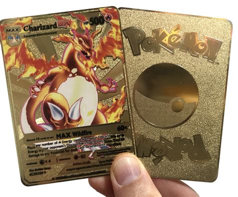 Pokemon Card Charizard Dx Hp Full Art Gold Foil Fan Art Mint | The Best ...