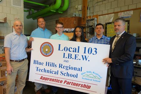 3 Blue Hills Reg. Students Get Local 103 Training Scholarships | Canton ...