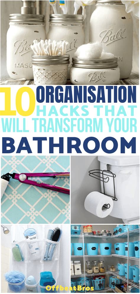 10 Amazing Bathroom Organization Ideas That'll Make Your Life Easy