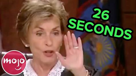 Top 10 Quickest Cases on Judge Judy - YouTube