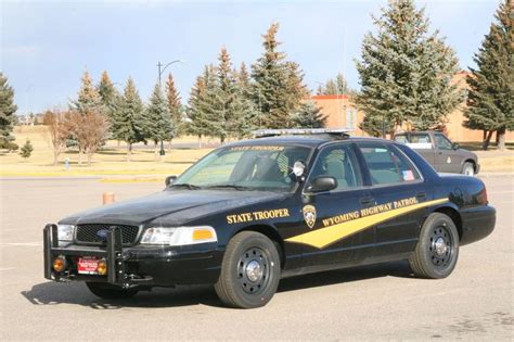 Wyoming Highway Patrol State Trooper Ford CVPI | Old police cars, State ...