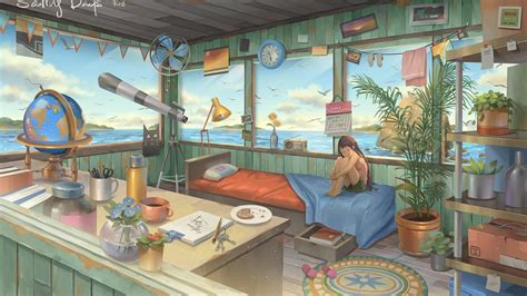 Lofi Relaxing Anime Wallpapers - Wallpaper Cave