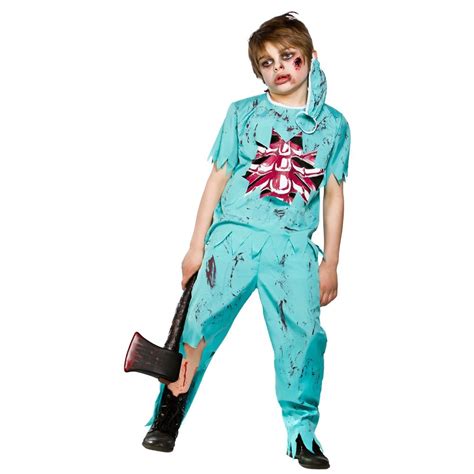 Zombie Undead Skeleton Day of the Dead Halloween Boys Kids Fancy Dress Costume | eBay