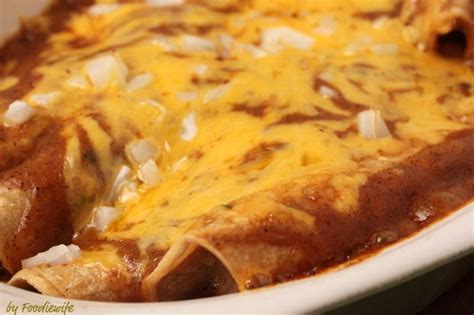 Cheese & Onion Enchiladas with Tex-Mex Chili Gravy Recipe by Debby ...
