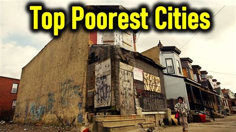 Top 10 Cities with Highest Poverty In America [Poorest City in The US] - YouTube