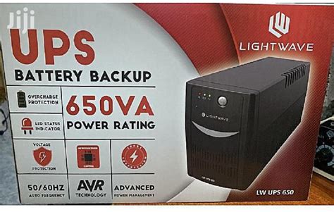 Lightwave Back-Up Uninterrupted Power Supply (UPS) – 650VA – Intech Computer shop