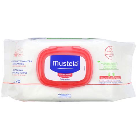 Mustela, Baby, Soothing Cleansing Wipes, 70 Wipes - iHerb