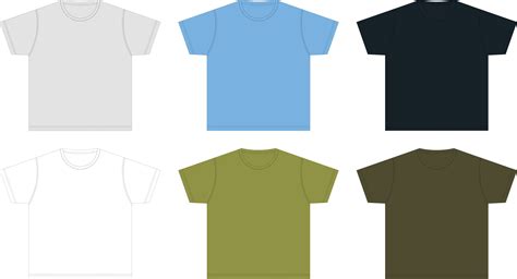 Clipart - XL-size Blank T-shirt Template