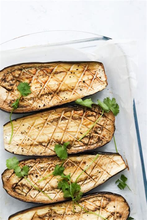 Roasted Aubergine (Oven Baked) - My Morning Mocha