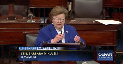 Senator Barbara Mikulski Farewell Speech | C-SPAN.org