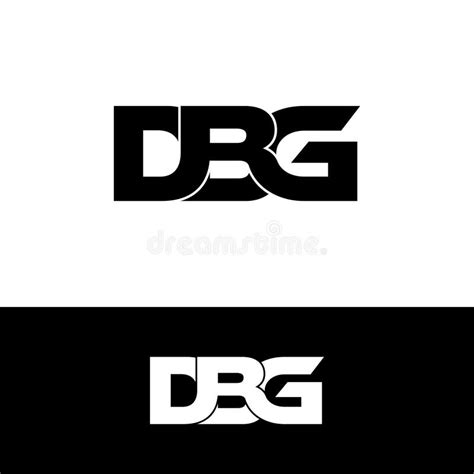 DBG Letter Monogram Logo Design Vector Stock Illustration ...