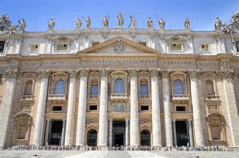 St Peter's Basilica in Rome, Italian Renaissance architecture, and UNESCO world heritage site ...