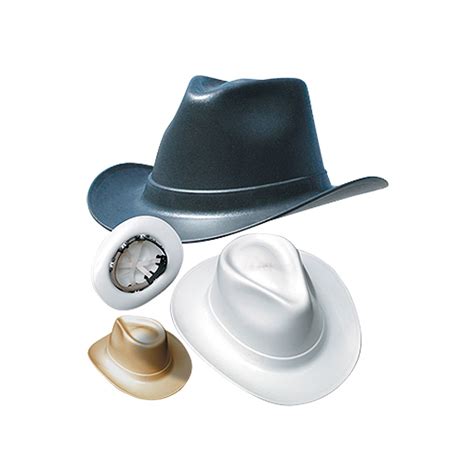 Cowboy Style Hard Hat, Ratchet Suspension, Wide Brim, Grey: Hard Hat Fedora: Amazon.com ...