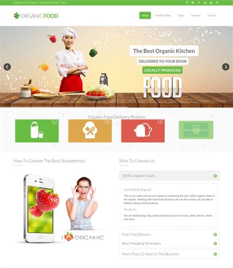 Grocery Delivery Website Template