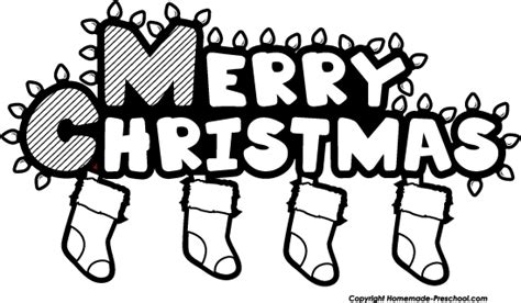 Christmas black and white merry christmas black white clipart 2 ...