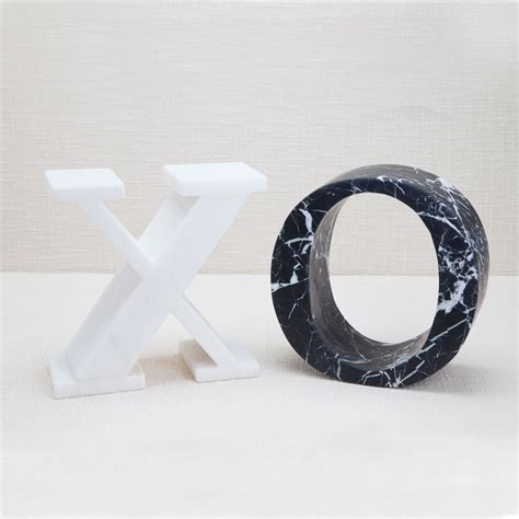 KELLY WEARSTLER | XO. Hand-carved from Negro Marquina and White Calacatta marble Special ...