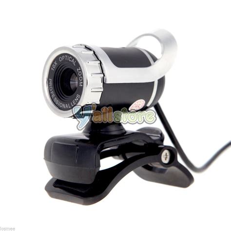 USB 2.0 Pro Optical Zoom WebCam Computer PC Laptop Web Camera 360°Clip-on MIC | eBay