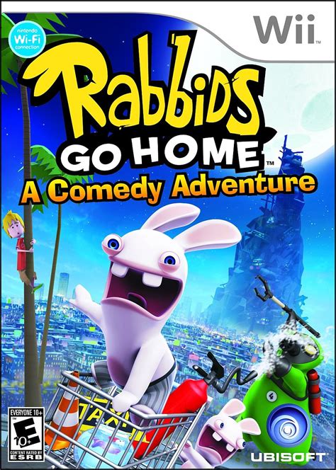 Rabbids Go Home (Wii) | Wii games, Nintendo wii, Racing video games