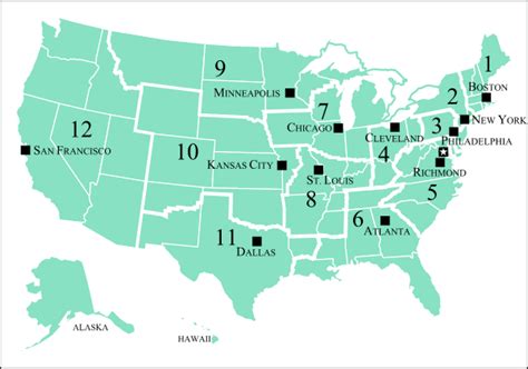 Appendix B: Federal Reserve Districts Map