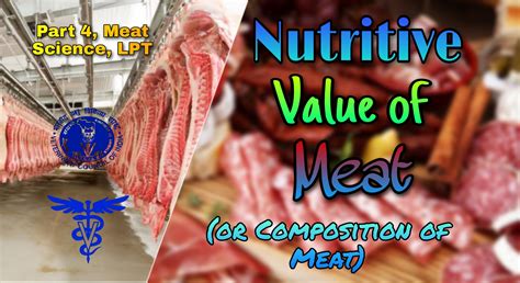 Nutritive Value of Meat | Composition of Meat.